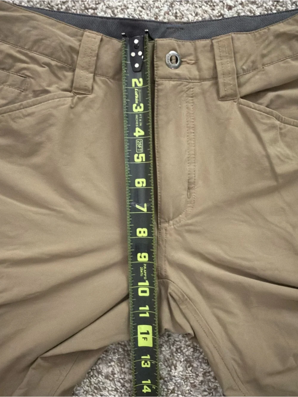 Patagonia Quandary Pants Mens Sz 31  Inseam 30  Khaki Tan 6 Pocket Lightweight